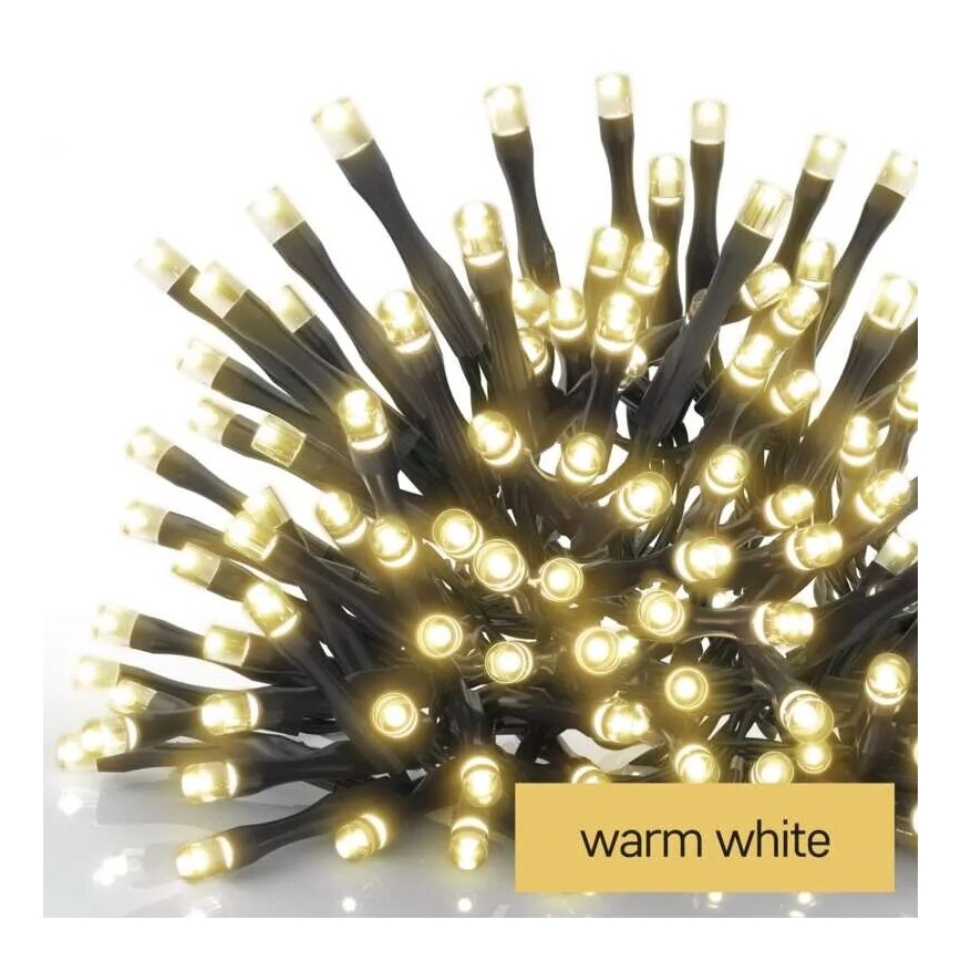 LED Božićne spoljašnje lampice 50xLED/5m IP44 topla bela