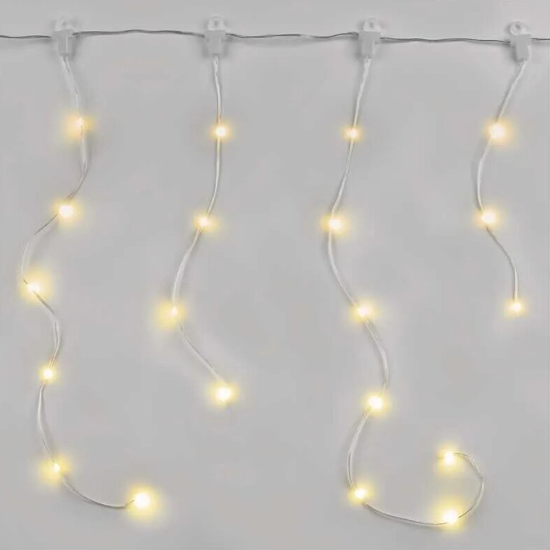 LED Božićne spoljašnje lampice 54xLED/8 funkcije 6,7x0,7m IP44 topla bela