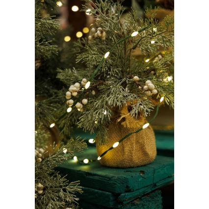 LED Božićne spoljašnje lampice LINE 700xLED/8 funkcije 40 m IP44 topla bela