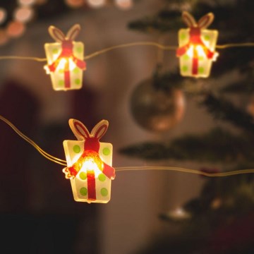 LED božićni lanac 20xLED/2xAA 2,2m topla bela
