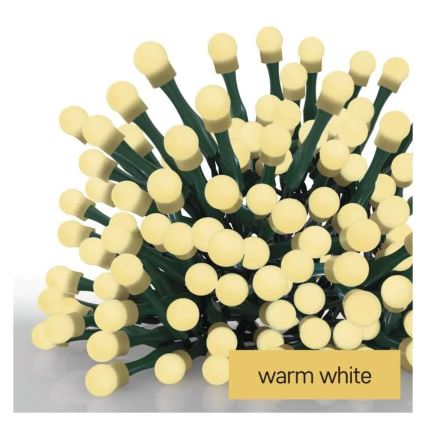 LED božićni lanac 80xLED/230V/8 funkcija 13m IP44 topla bela