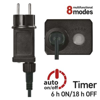 LED božićni lanac 80xLED/230V/8 funkcija 13m IP44 topla bela