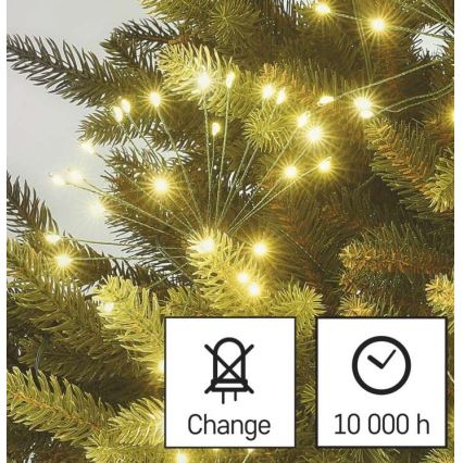 LED božićni niz 150xLED/5,35m topla bela