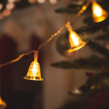 LED božićni niz 20xLED/3xAA 2,3m topla bela