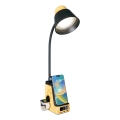 LED+CCT prigušiva stona lampa sa bežičnim QI punjenjem IDEAL LED/8W/230V 2700/4000/5000K bež
