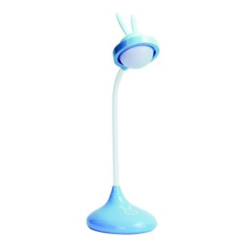 LED Dečija dodirna lampica RABBIT LED/0,4W/5V 3000/6500K plava + USB