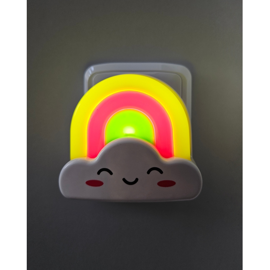 LED dečija noćna lampa LED/0,5W/230V šareni