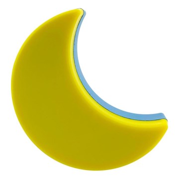 LED dečija noćna lampa sa senzorom za dan/noć LED/0,5W/230V mesec