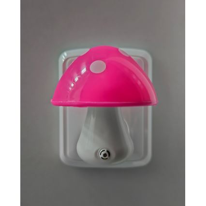 LED dečija noćna lampa sa senzorom za dan/noć LED/0,5W/230V muva