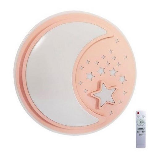 LED Dečija prigušiva plafonjera NOTTE LED/40W/230V + Daljinski upravljač