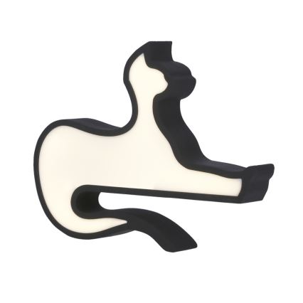 LED dečija stona lampa CAT LED/13W/230V crna