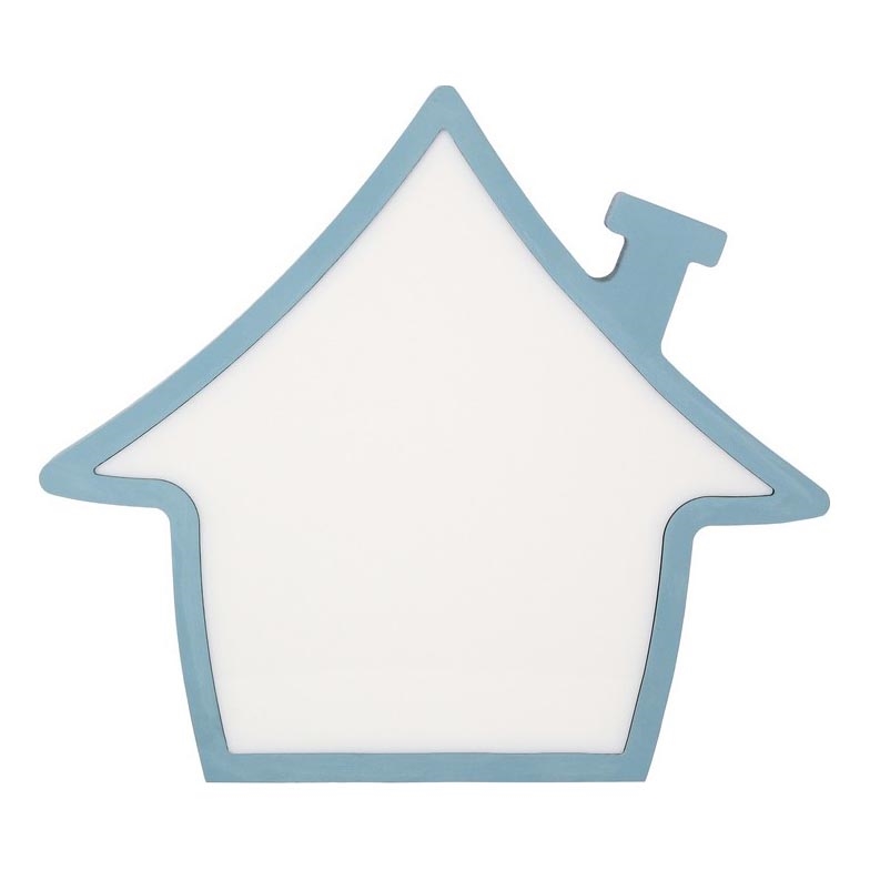 LED Dečija stona lampa HOUSE LED/10W/230V plava