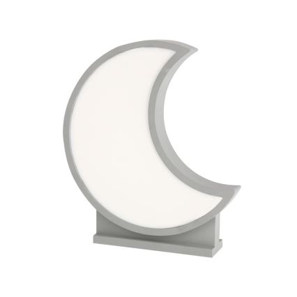 LED dečija stona lampa MOON LED/12W/230V siva