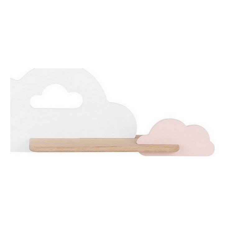 LED Dečija zidna lampa sa policom CLOUD LED/5W/230V bela/roze