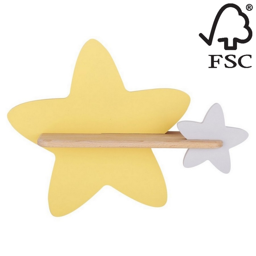 LED Dečija zidna lampa sa policom STAR LED/5W/230V, 