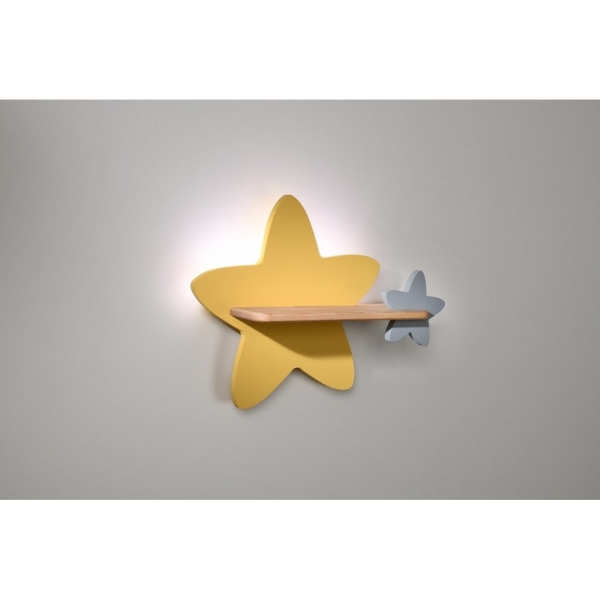 LED Dečija zidna lampa sa policom STAR LED/5W/230V, 