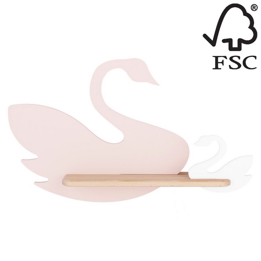 LED Dečija zidna lampa sa policom SWAN LED/5W/230V, 