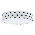 LED Dečije plafonsko svetlo GALAXY KIDS LED/24W/230V sa tačkicama bela/crna