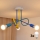 LED Dečiji nadgradni luster OXFORD 3xE27/15W/230V