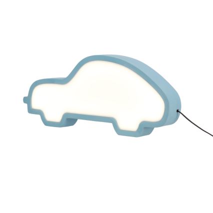 LED Dečja stona lampa CAR LED/11W/230V plava
