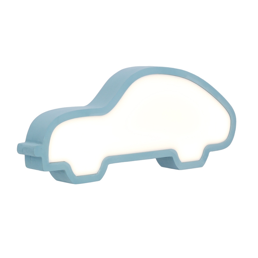 LED Dečja stona lampa CAR LED/11W/230V plava