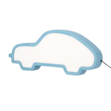 LED Dečja stona lampa CAR LED/11W/230V plava