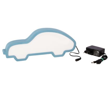 LED Dečja stona lampa CAR LED/11W/230V plava