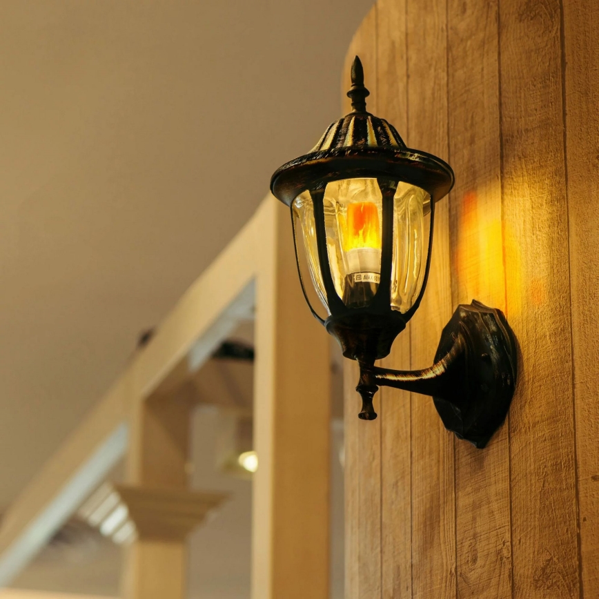 LED Dekorativna sijalica FLAME T60 E27/3W/230V 1400K