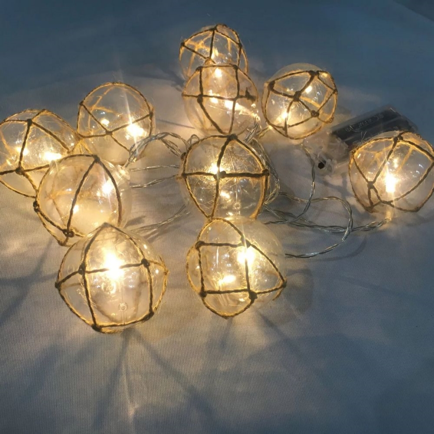 LED Dekorativni osvětlení AHNE 10xLED/2xAA