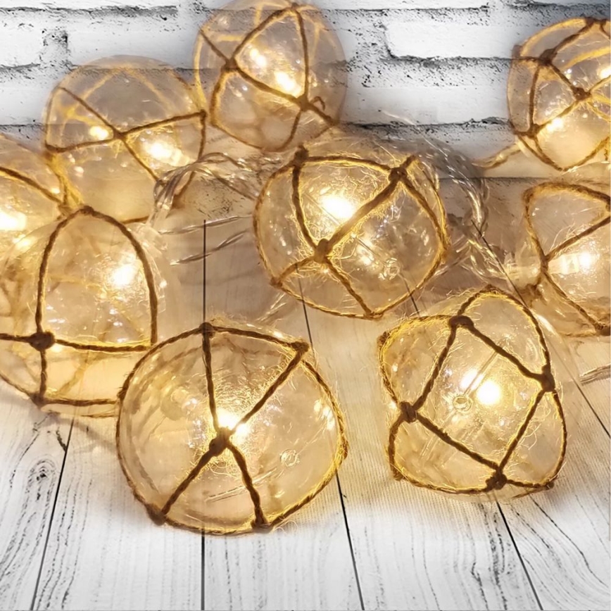 LED Dekorativni osvětlení AHNE 10xLED/2xAA