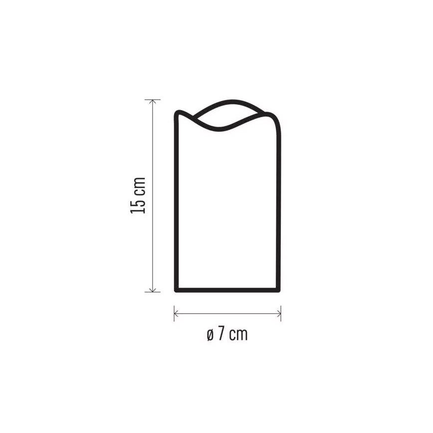 LED dekorativni projektor LED/3xAAA zvezde topla bela