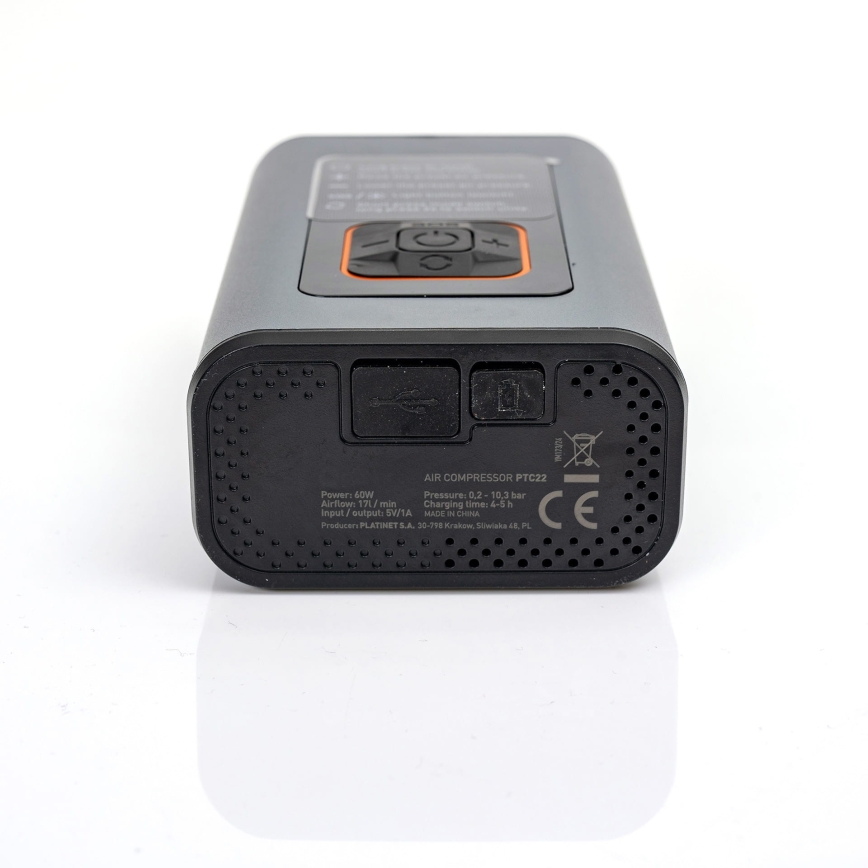 LED Digitalni džepni kompresor 3u1 4000 mAh 5W crno