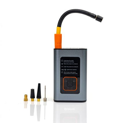 LED Digitalni džepni kompresor 3u1 4000 mAh 5W crno