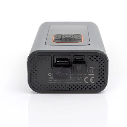 LED Digitalni džepni kompresor 3u1 4000 mAh 5W crno