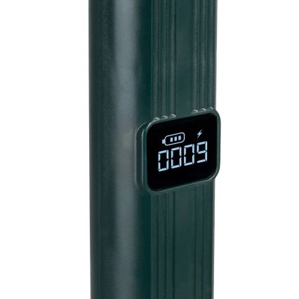 LED Električna zamka za insekte 2u1 sa LCD ekranom 1200 mAh/5V zelena