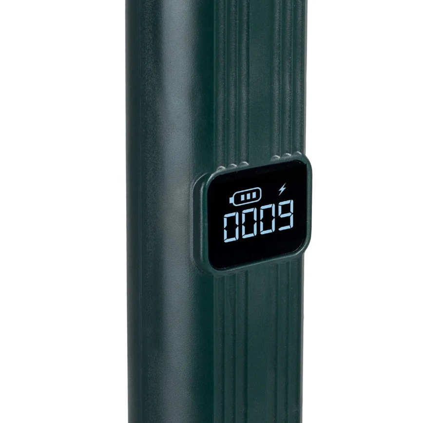 LED Električna zamka za insekte 2u1 sa LCD ekranom 1200 mAh/5V zelena