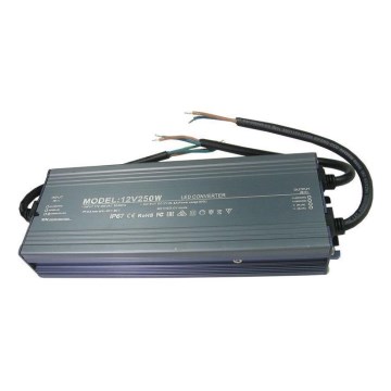 LED elektronski transformator 250W/24V IP67