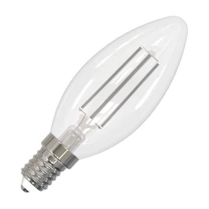 LED filament sijalica, bela, C35, E14/4,5W/230V, 4000K