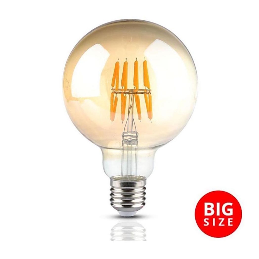 LED filament sijalica G95 E27/8W/230V 2200K