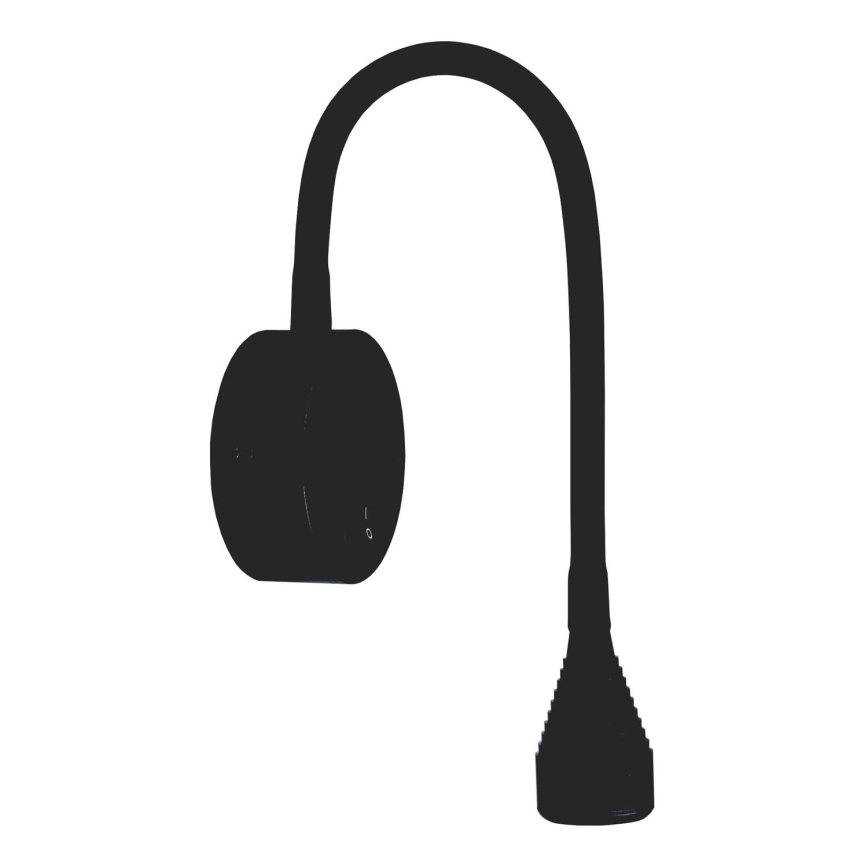 LED Fleksibilna lampica IONAS LED/3W/230V 3000K crno