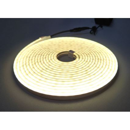 LED Fleksibilna traka NEON LED/10W/230V 5 m IP65 bela