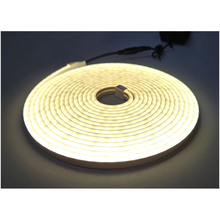 LED Fleksibilna traka NEON LED/10W/230V 5 m IP65 bela