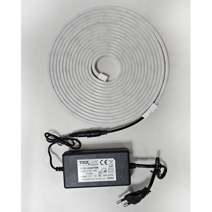 LED Fleksibilna traka NEON LED/10W/230V 5 m IP65 bela