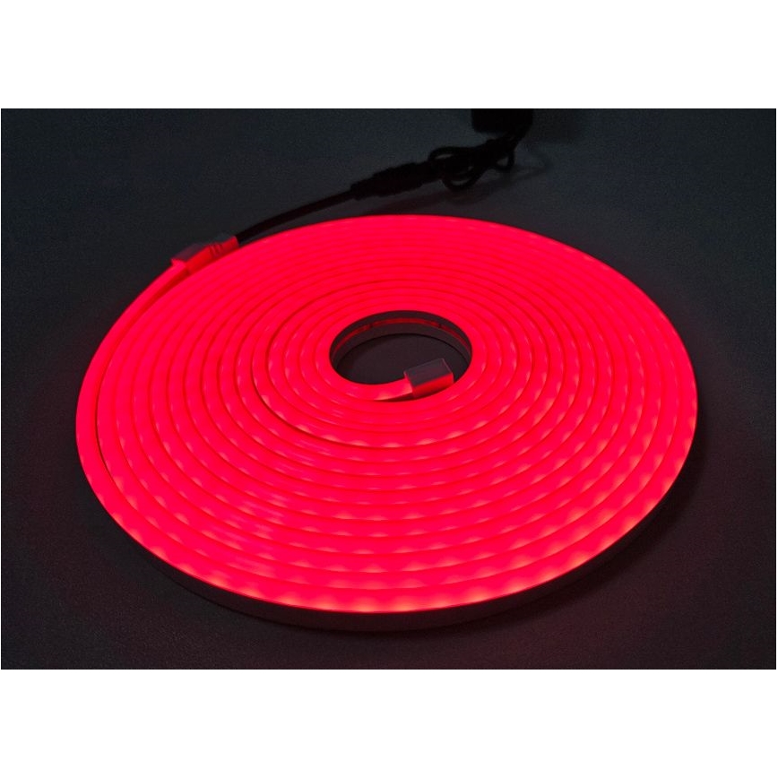 LED Fleksibilna traka NEON LED/10W/230V 5 m IP65 crveno