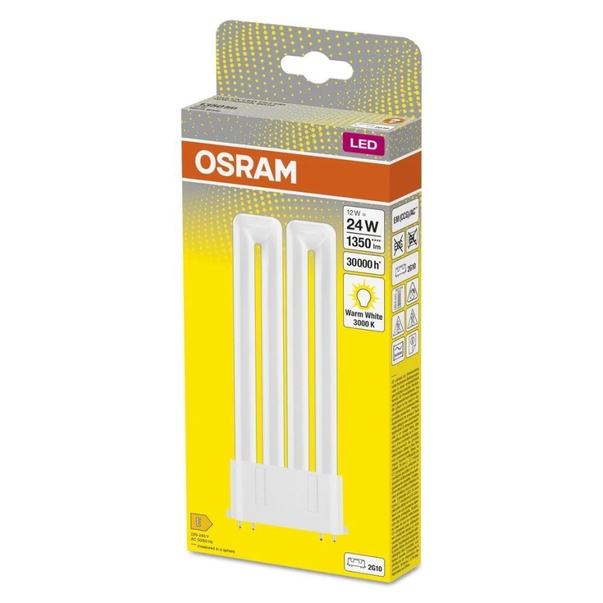 LED Fluorescentna cev 2G10/12W/230V 3000K - Osram