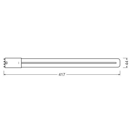 LED Fluorescentna cev 2G11/18W/230V 3000K - Osram