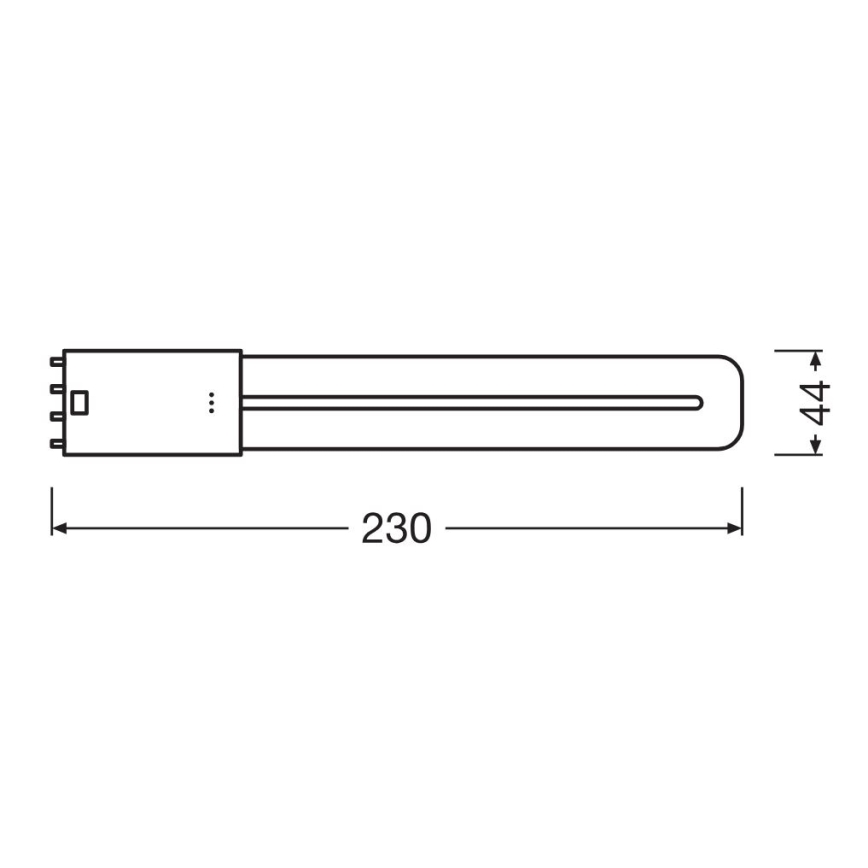 LED Fluorescentna cev 2G11/8W/230V 3000K - Osram