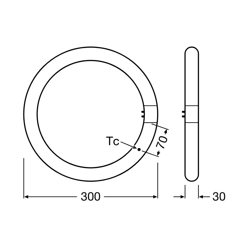 LED Fluorescentna cev G10q/18,3W/230V 3000K - Osram