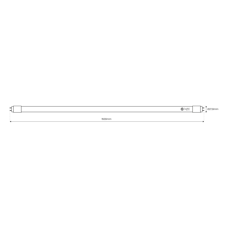 LED Fluorescentna cev G13/20W/230V 4000K 150 cm