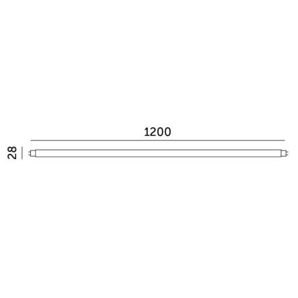 LED Fluorescentna cev T8 G13/18W/230V 3000K 120 cm